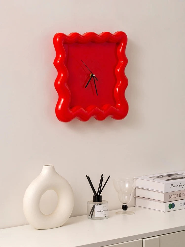 JUNOHR Trendy moderne vægur | legende design, 30 cm stort vægur
