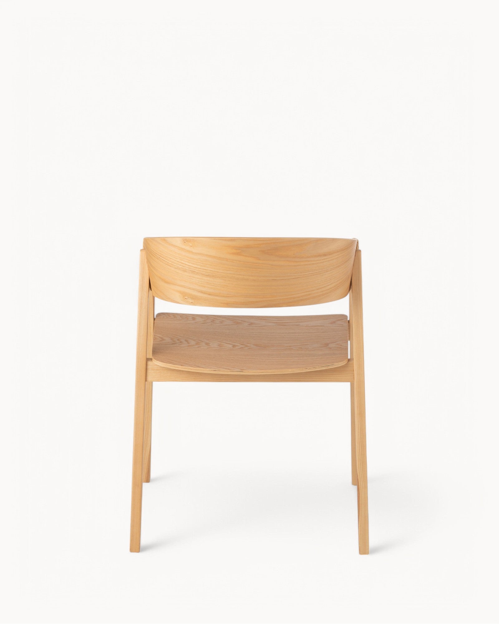 SYLFORM Elegant Stol i Asketræ med Rebsæde