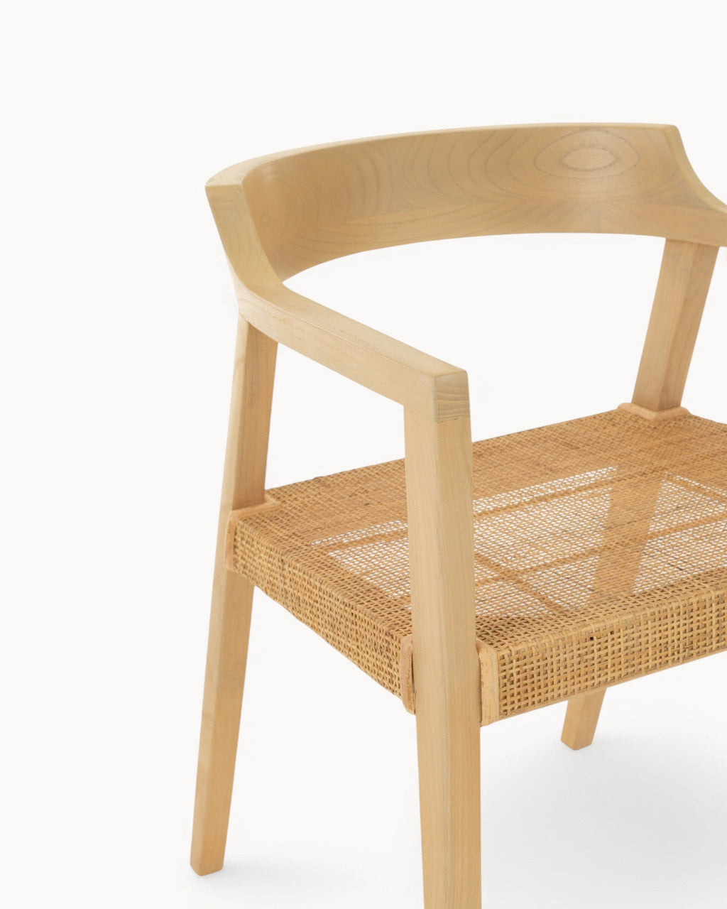 SYLFORM Spisestuestol i Natur Teaktræ