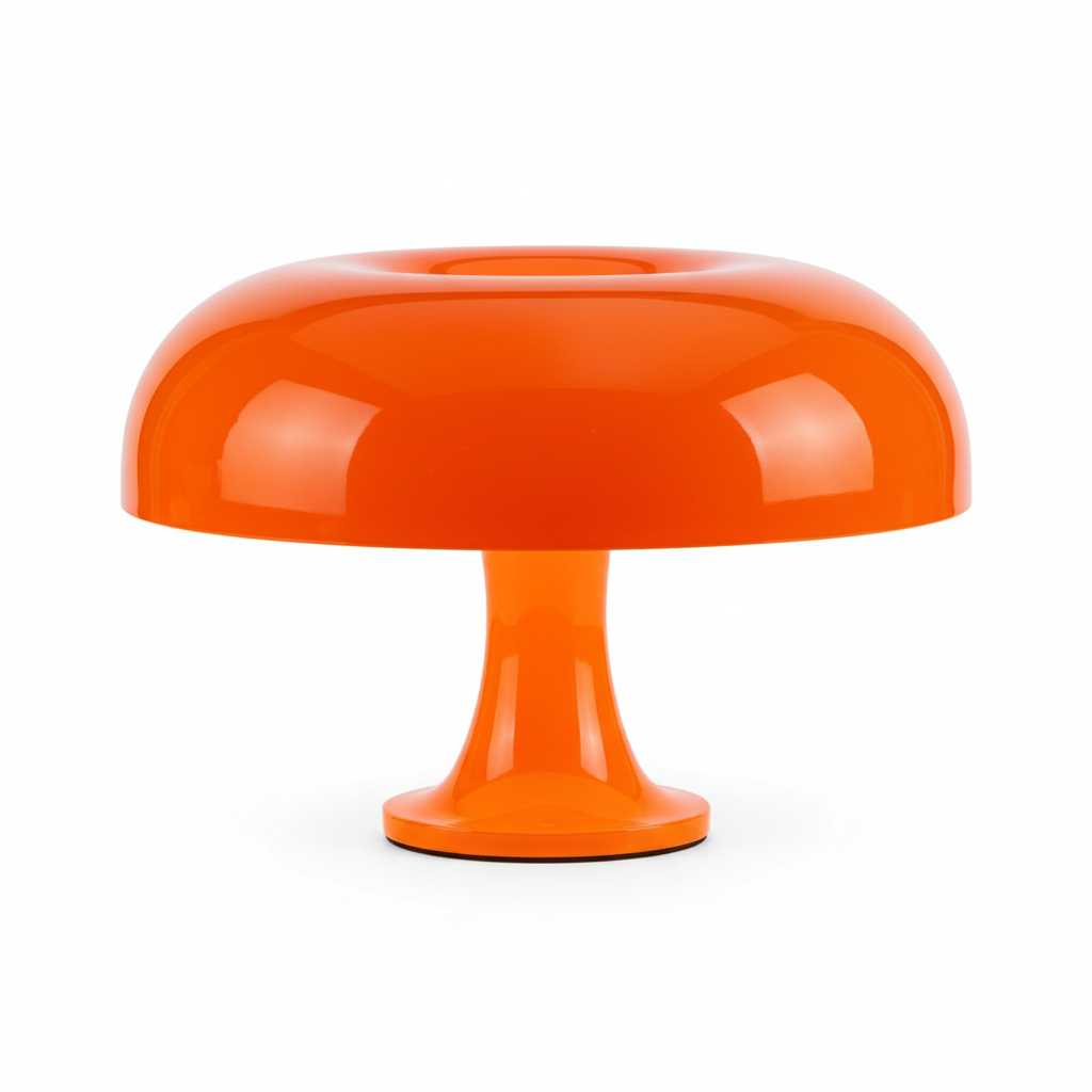 SYLFORM Retro Svampelampe i Italiensk Design med Varmt Lys - Unik Indendørs Lampe til Hyggelige Aftener