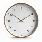 JUNOHR Tidy Vægur | Minimalistisk Design, Silent Mekanisme, Plast 25x25 cm / 30x30 cm Træ